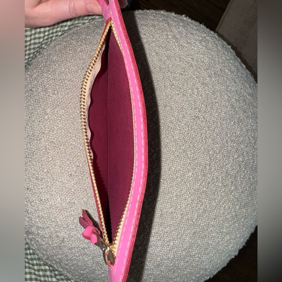 Portland Leather Goods - Pink Leather Wristlet - Picture 3 of 9
